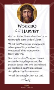Prayer Card—Workers for the Harvest (set of 50)